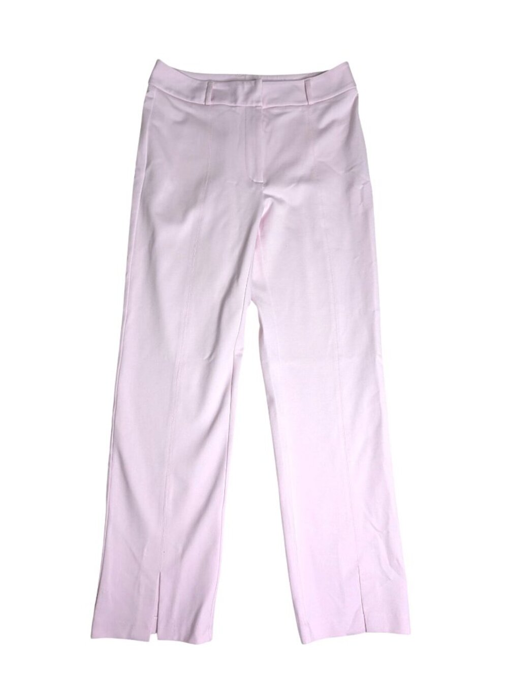 J McLaughlin Petal Pink Deanne Straight Split Hem Stretch Pants Size 2 - Picture 12 of 12